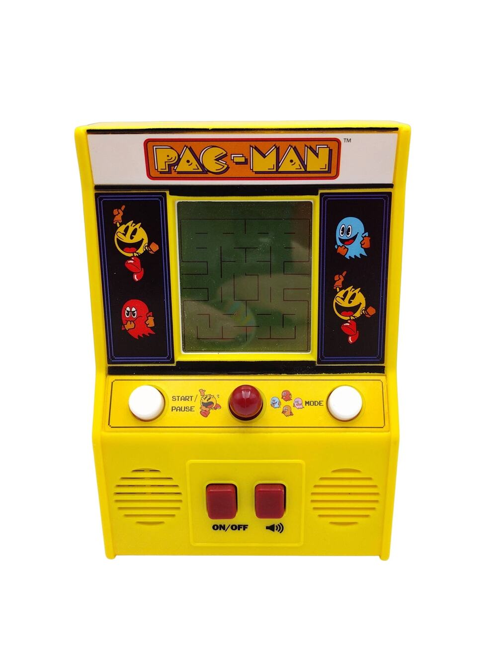 Mini 6" Pac-man Handheld Arcade Game Vintage Bandai Namco 09521 Tested Basic Fun